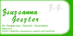 zsuzsanna geszler business card